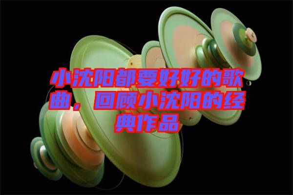 小沈陽都要好好的歌曲，回顧小沈陽的經(jīng)典作品