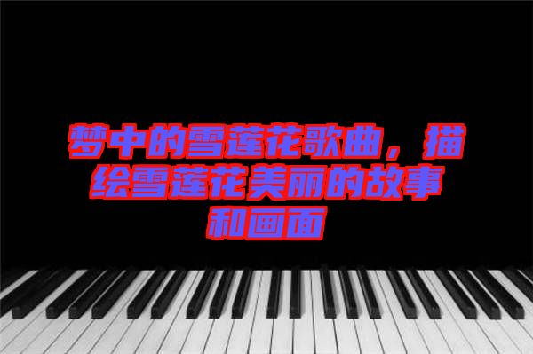 夢中的雪蓮花歌曲，描繪雪蓮花美麗的故事和畫面