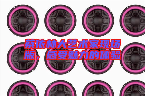 蔡依林大藝術(shù)家現(xiàn)場版，感受魅力的體驗(yàn)