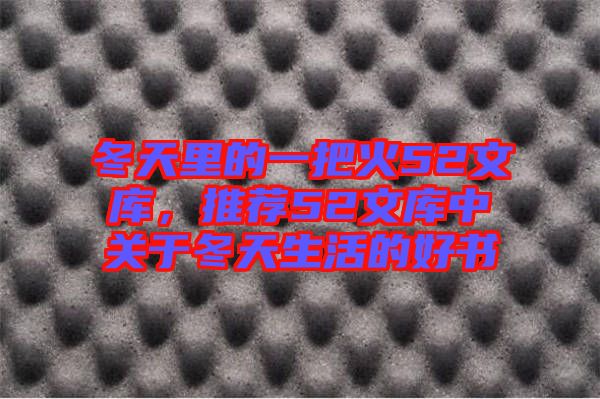 冬天里的一把火52文庫，推薦52文庫中關(guān)于冬天生活的好書