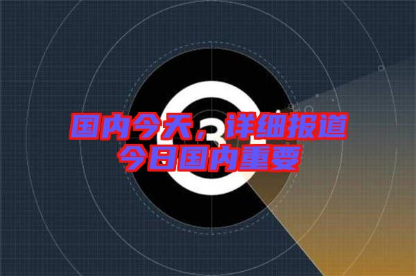 國(guó)內(nèi)今天，詳細(xì)報(bào)道今日國(guó)內(nèi)重要