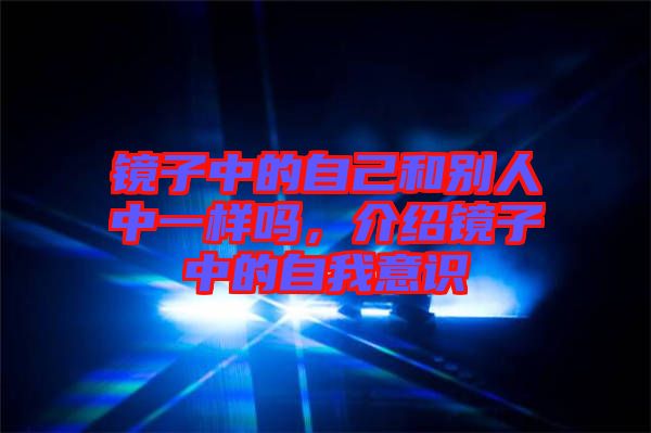 鏡子中的自己和別人中一樣嗎，介紹鏡子中的自我意識(shí)