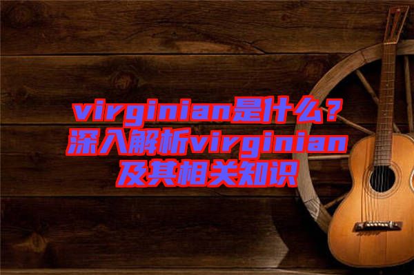 virginian是什么？深入解析virginian及其相關(guān)知識(shí)