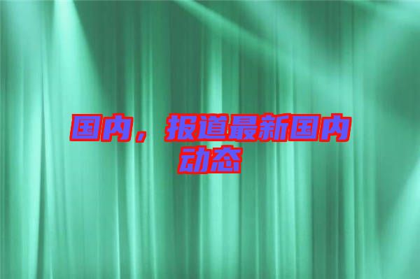 國內(nèi)，報(bào)道最新國內(nèi)動(dòng)態(tài)