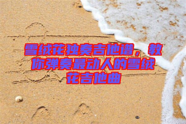 雪絨花獨奏吉他譜，教你彈奏最動人的雪絨花吉他曲