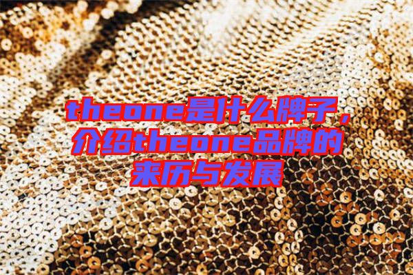 theone是什么牌子，介紹theone品牌的來(lái)歷與發(fā)展