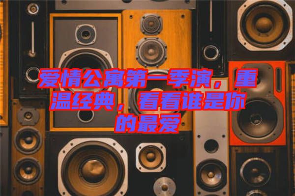 愛情公寓第一季演，重溫經(jīng)典，看看誰是你的最愛