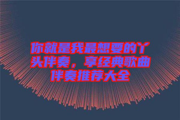 你就是我最想要的丫頭伴奏，享經(jīng)典歌曲伴奏推薦大全