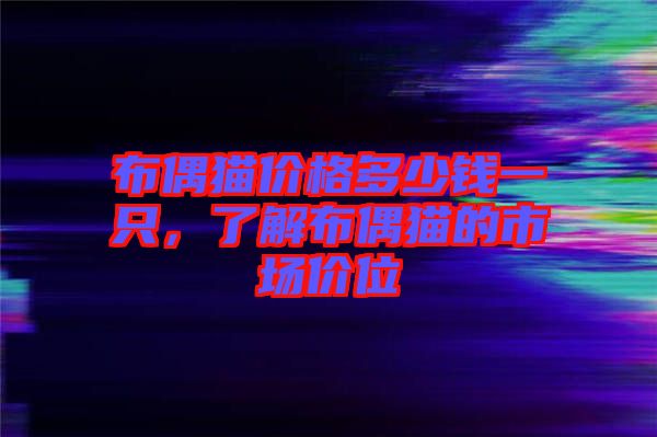 布偶貓價(jià)格多少錢一只，了解布偶貓的市場(chǎng)價(jià)位