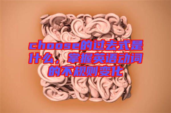 choose的過去式是什么，掌握英語動(dòng)詞的不規(guī)則變化