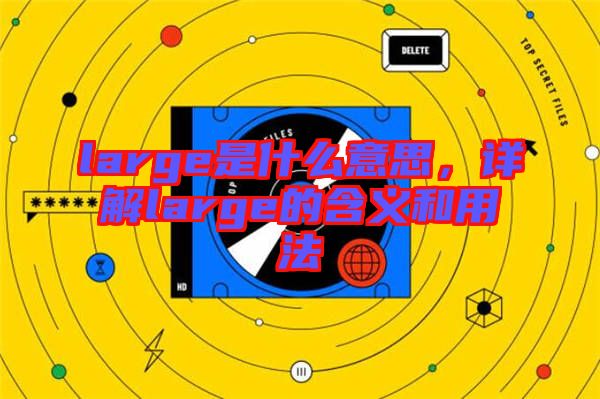 large是什么意思，詳解large的含義和用法