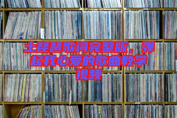 土琵琶歌詞完整版，彈起我心愛的歌曲教學(xué)視頻