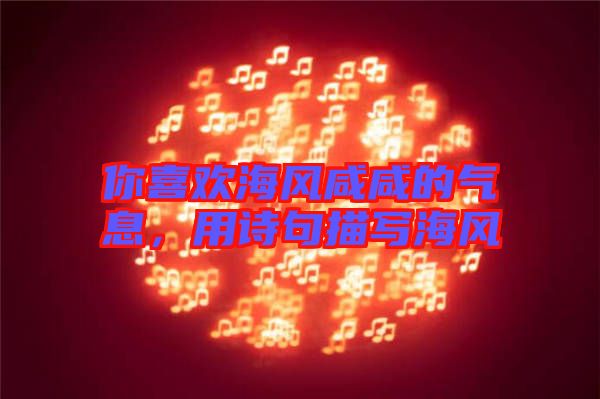 你喜歡海風(fēng)咸咸的氣息，用詩句描寫海風(fēng)