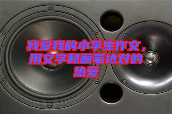 我愛我的小學(xué)生作文，用文字和畫筆達對的熱愛