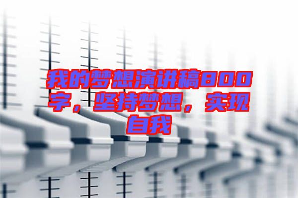 我的夢想演講稿800字，堅(jiān)持夢想，實(shí)現(xiàn)自我