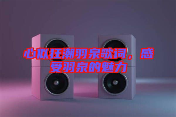 心似狂潮羽泉歌詞，感受羽泉的魅力