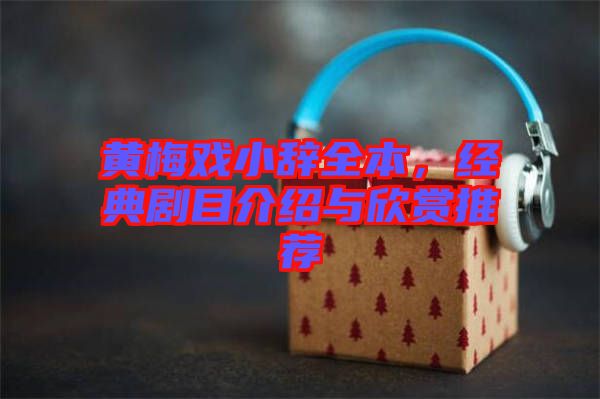 黃梅戲小辭全本，經(jīng)典劇目介紹與欣賞推薦